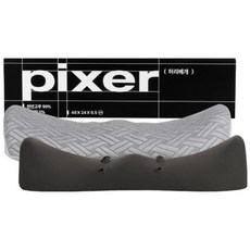 픽서 차콜라텍스 허리베개, 차콜 그레이, 1개