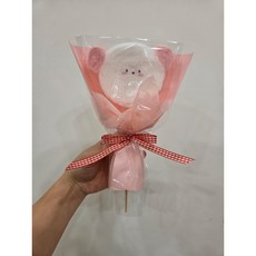 곰돌이솜사탕꽃다발
