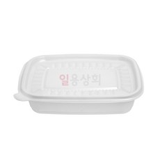 사각죽용기세트(소) JH (650ml) 250세트 반투명, 1개