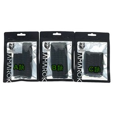 （圓仔）台灣經銷 Amarok M-Lok魚骨橡膠護片 魚骨片, 1個, 粉色,B款: 4pcs 長(3節)