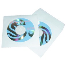 【文具通】CD-R DVD- R 光碟片 光碟整理 收納 E7070073, 1個, 2孔 棉套 約100入