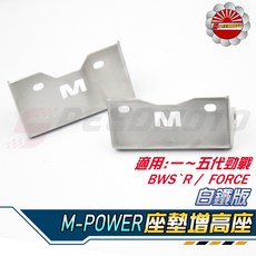 【Speedmoto】勁戰座墊增高座 增高支架 白鐵 適用於: 三代戰 四代戰 五代戰 FORCE BWSR, 4~5代勁戰/BWSR