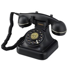 맥슨 NU MS-501 엔틱전화기 유선전화기 인테리어 사무실 카페, 맥슨(MS-501/블랙)