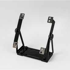 光華CUMA散熱精品*金屬改裝品 360度可調整風扇支架 簡易鎖孔版 支援12公分或14公分風扇 黑 /白兩色可選, 1個, 黑色