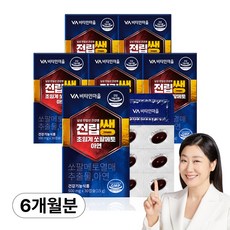 비타민마을 남성용 전립선 건강엔 전립쌩 초임계 쏘팔메토 아연 15g, 6개, 30정