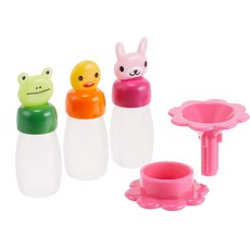 일본 토르네 도시락 소스통 3P 세트 깔때기 포함, 1세트, 8ml