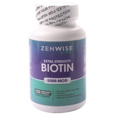 ZENWISE LABS 維生素無麩質素食膠囊 5000mcg, 120顆, 1罐