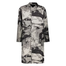 이소포에티즘 아트 프린트 코트