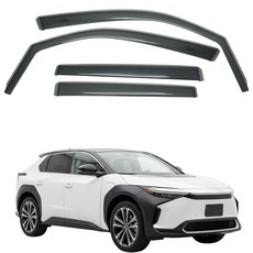 比德堡崁入式晴雨窗【崁入式-標準款】TOYOTA豐田 bZ 4X 電動車 2022年起專用 *標準全車4片附送贈品*, 全車四片 加送贈品, TOYOTA豐田 bZ 4X 電動車 2022年