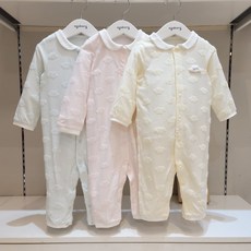 [아가방] 강남점**50%할인 부드러운 촉감을 자랑하는 고급스런 모달 우주복/간편 똑딱이 장착/안심 무형광