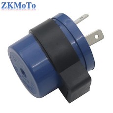 입력 오토바이 파란색 내장 비퍼 성 노출증 회전 신호 깜박이 핀 모터 부저 릴레이 표시기, 1. 파란색, 1개
