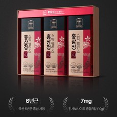 먹기편한 홍삼정 스틱밸런스 활력충전 진세노사이즈 7mg 국내산 6년근 발효홍삼액, 1개, 30회분