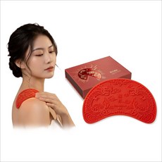 COMESAN 龍紋舒壓刮痧板 食品級矽膠 溫感舒壓, 1個