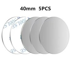 5/10PCS 자기 자동차 전화 홀더에 대 한 금속 접시 디스크 태블릿 책상 스탠드 마운트에 얇은 철 스티커, 04 40x40mm 5PCs S