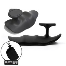 아로아로 논슬립 리프팅 헬스 그립 2p (파우치증정), 1개, 블랙