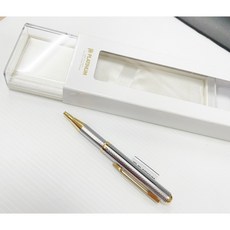 PLATINUM 白金 BDC-500 雕花亮鉻迷你伸縮原子筆, 1個