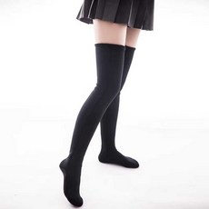 스킨스쿠버 니삭스 네오프렌 양말 삭스 잠수 롱 무릎, 1개, 검정색