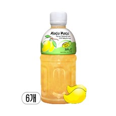 키즌 달콤 상큼한 망고맛 모구모구, 320ml, 6개