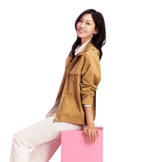 올포유 올포유 모델착장 23SS 여성 후드 탈부착 단기장 포켓 사파리 점퍼 ALFRM2211-203_G