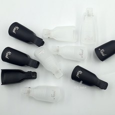 젤네일 쏙오프용 네일아트 클립 집게 손 발용 2컬러, 발톱용, 블랙, 1개