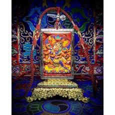 大威力 庇護 身心 極祕密 威猛尊 智慧烈焰 伊喜朗霸 忿怒蓮師 嘎屋, 1個