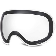 VANRORA X-Mag 스키 고글 교체용 렌즈 투명 렌즈 70096, Vlt 89% 투명 렌즈