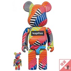 BEARBRICK KAPITZA 紙膠帶 400% 100% 正版 公仔, 1個