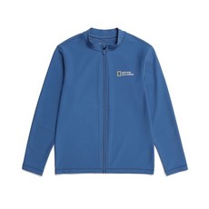 내셔널지오그래픽 키즈 K232URG510 베이직 스몰로고 집업 D/블루