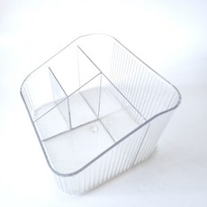 투명 4칸 소품꽂이 수납 정리함 yss+359nP