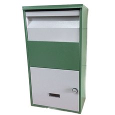 무인 반납함 철제 학교 야외 스탠드 캐비닛 스테인리스 택배함, 그레이 소형 75x41x22 키 잠금