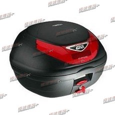 GIVI E350NS 平光黑 附燈 快拆式 行李箱, GIVI E350N-S 平光黑附燈