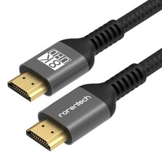 로랜텍 8K UHD 울트라 듀얼 모니터 HDMI v2.1 케이블, 1개, 3m