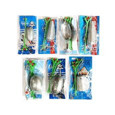 원투묶음추 낚시바늘 원투낚시묶음추, 30-12호(4개입)