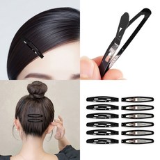 헤어 스타일링용 똑딱핀 헤어핀 6개입 세트 올림머리핀 헤어클립 스타일링핀, 코팅