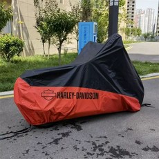 블랙 바이크 커버 오토바이, 1, N. 블랙레드 컬러 블로킹 방수방자
