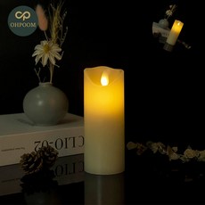 LED 전자 촛불 양초 캔들 (12.5cmx5.5cm) 2개