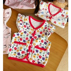 POKO兒童空氣棉保暖背心，秋冬夾棉設計