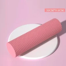 발바닥 지압 마사지기 족저 피로완화 리커버리 롤러 힐링기 요가 폼 필라테스 운동 허리 근육 마사지 스트레칭 피트니스 훈련 체육관, 2)Pink set, 1개