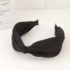 韓版高級色調髮箍 緞面交叉造型髮箍 高顱頂寬版髮飾