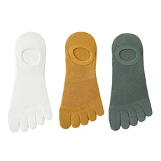 호환3짝/몫 남성 양말 통기성 땀 참신 발가락 캐주얼 손가락 보트 삭스, 01 EU 37-43, 19 3PAIRS-8