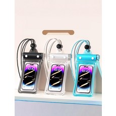 [안심 물놀이] 스마트폰 방수케이스 스노쿨링세트 다이버마스크, 14. 클래식 핑크 8급 방수