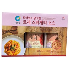 청정원 로제스파게티소스 600g X 3개입, 3병