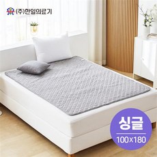 한일의료기 코잠 탄소매트 카본매트 전자파없는 워셔블 항균 전기매트 1인용 2인용 전기요, 100X180cm