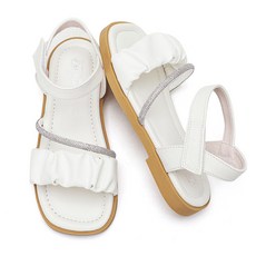 달콩슈 여아용 큐빅 곱창 사각코 샌들 DKC559