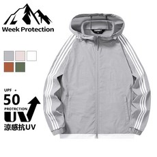 防曬衣 戶外運動防曬衣 防紫外線 大尺碼 輕薄絲滑 抗UV UPF50 男女同款 防皺防燙 - 臺灣出貨