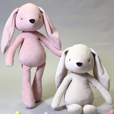 슈톨렌 멜로우 키큰버니 토끼 애착인형 신생아 아기 출산 선물 (45cm), 핑크, 1개