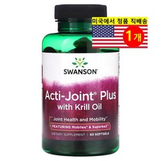 Nutricost 액티조인트 860mg & 크릴 오일 Acti-Joint Plus with Krill Oil, 1개, 60정