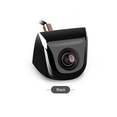 자동차 후면보기 카메라 역방향 및 전면 적외선 야간 투시경 주차 모니터 방수 CCD 비디오 드 레, BlackBlack, 01 Black