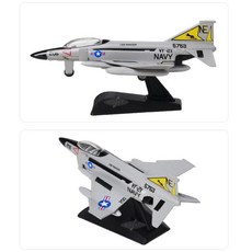 보잉 F-4 팬텀Ⅱ 전투기 모형비행기 장난감비행기 피규어 키덜트, 1개