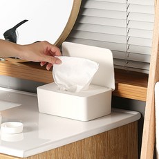 케이스 물티슈 보관함 디스펜서 물휴지 사각 화이트 인테리어, 본상품선택